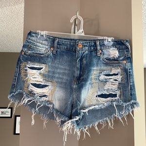 Mossimo Distressed Jean Shorts